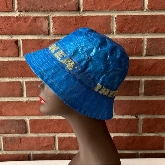 •IKEA Iconic Bucket Knorva Hat Lining & Vent Holes Rain Sun Unisex Hat O/S - Picture 3 of 8